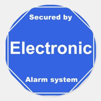 窓の保証ステッカー ラウンドシール