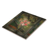 窓の前に咲くスザンヌ・バラドン タイル (側面)