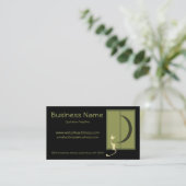 窓の名刺の猫 名刺 (スタンド正面)