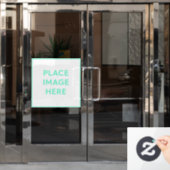 窓の固定 – 24" x 24" ウィンドウサイン (オフィスドア)