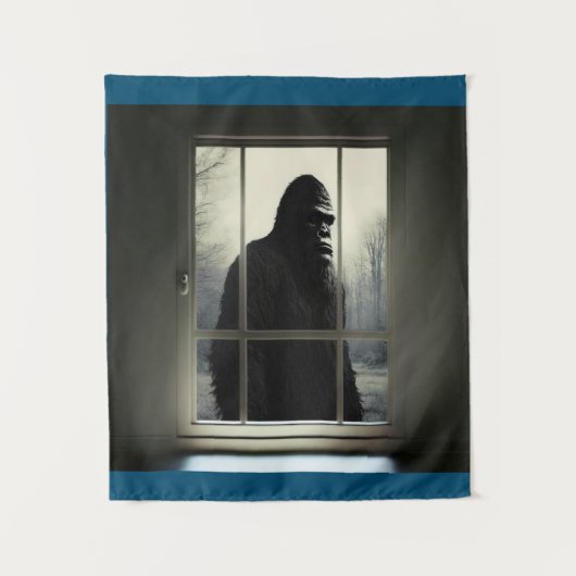 窓の外にビッグフット！ タペストリー (正面)