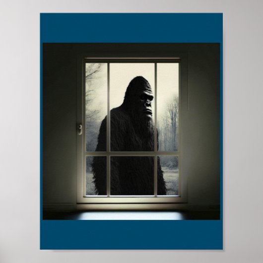 窓の外にビッグフット！ ポスター (正面)