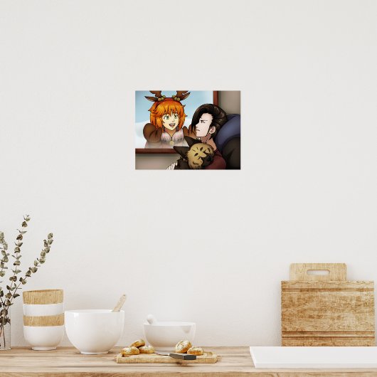 窓の外 ポスター (キッチン)