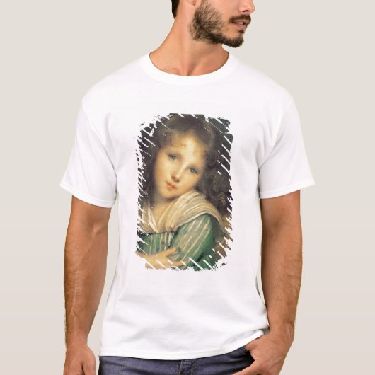 窓の女の子 Tシャツ (正面)