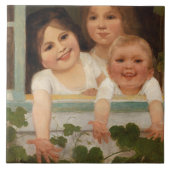 窓の子ども3 タイル (正面)