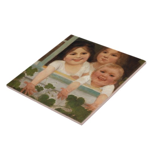 窓の子ども3 タイル (側面)