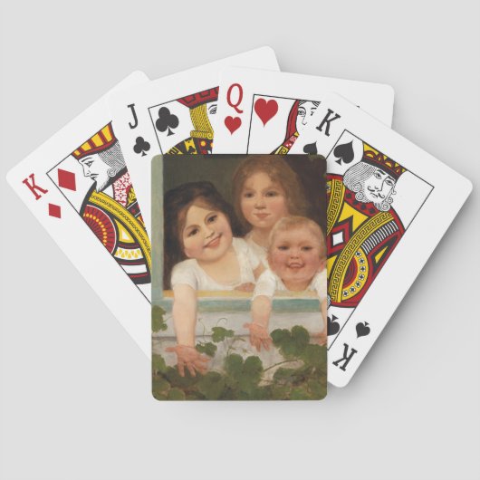 窓の子ども3 トランプ (裏面)