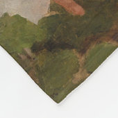 窓の子ども3 フリースブランケット (角)