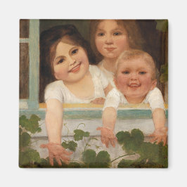 窓の子ども3 マグネット