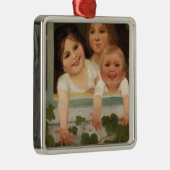 窓の子ども3 メタルオーナメント (右)