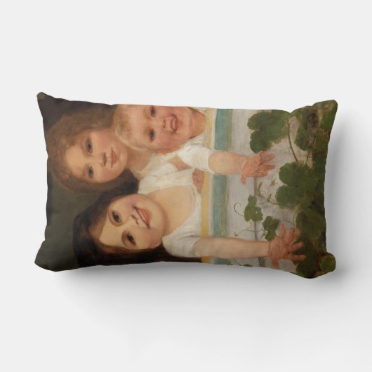 窓の子ども3 ランバークッション (裏面)