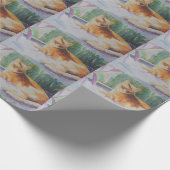 窓の子猫猫 ラッピングペーパー (角)