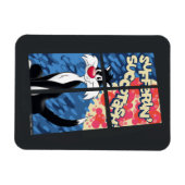 窓の後ろのSYLVESTER™ マグネット (横)