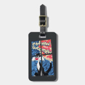 窓の後ろのSYLVESTER™ ラゲッジタグ (正面縦)