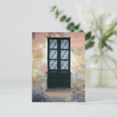 窓の手すり写真 ポストカード (スタンド正面)