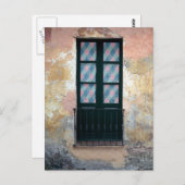 窓の手すり写真 ポストカード (正面/裏面)