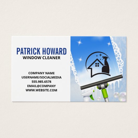 窓の掃除 |スキージ |クリーニングスプレー (正面)