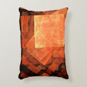 窓の明るい抽象芸術アートアクセント枕 アクセントクッション (正面(垂直))