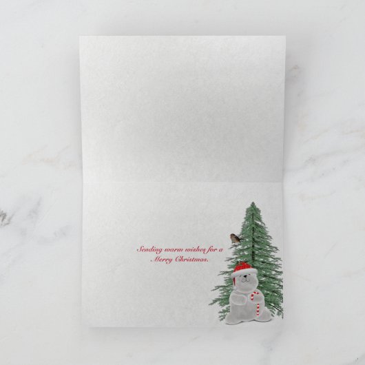 窓の松 カード (内部)