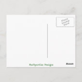 窓の注視猫ちゃん ポストカード (裏面)