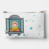 窓の熊 アクセサリーポーチ (裏面)