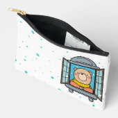 窓の熊 アクセサリーポーチ (見開き)