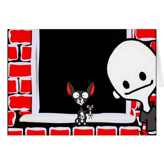 窓の猫 (正面横)