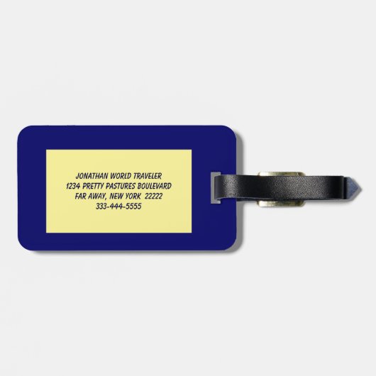 窓の猫 ラゲッジタグ (裏面横)