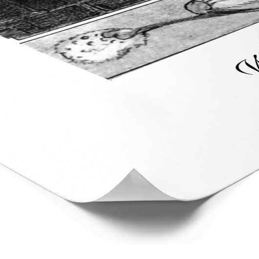 窓の白い鳩 ポスター (角)