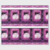 窓の白い鳩 ラッピングペーパー (フラット)