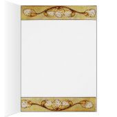 窓の白い鳩、茶色の黄色 (内側 (右))