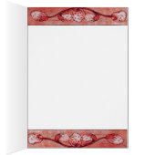 窓の白い鳩、赤いピンク (内側 (右))