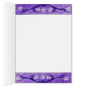 窓の白い鳩、青い紫 (内側 (右))