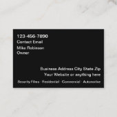 窓の着色フィルム太陽の名刺 名刺 (裏面)