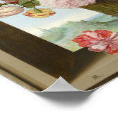 窓の花の花瓶， c.1618 ポスター (角)