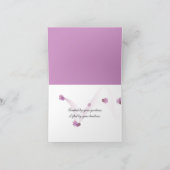 窓の蝶に感謝 サンキューカード (内部)