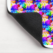 窓の蝶実体画 マウスパッド (コーナー)