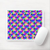 窓の蝶実体画 マウスパッド (マウス)