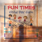 窓の装飾フィルムをカスタマイズ - 児童デイケア ウィンドウサイン (シート2)