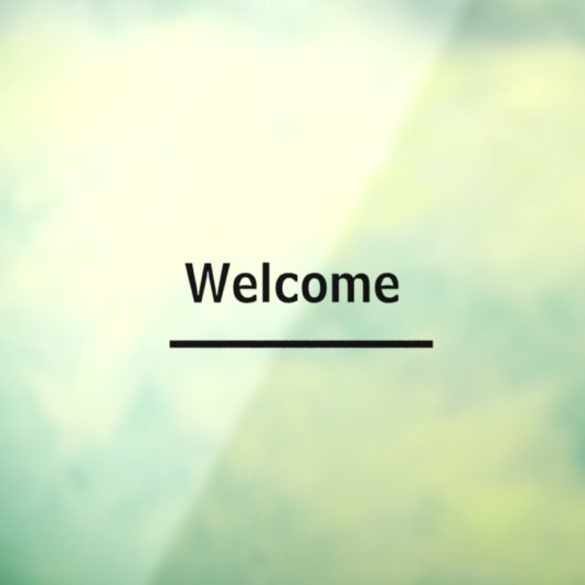 窓の貼り付けを歓迎する接着剤のステッカー ウィンドウサイン (シート3)