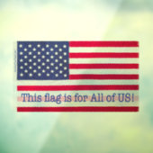 窓の貼り付け – この旗は全米のためだ! ウィンドウサイン (シート3)