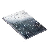 窓の雨滴 ノートブック (右側)