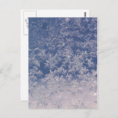 窓の雪 ポストカード (正面/裏面)