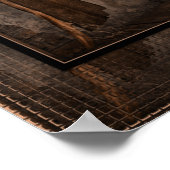 窓の魔女：：ハロウィーンデザイン ポスター (角)