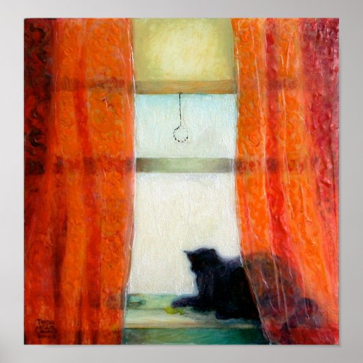 窓の黒猫 ポスター (正面)