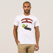 窓のTシャツGamingGeckos落下 Tシャツ (正面フル)