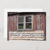 窓はがき付き廃屋 ポストカード (正面/裏面)