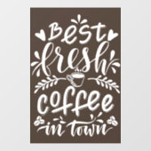 窓やドア用のデカールショップのコーヒーショップ ウィンドウサイン (シート)