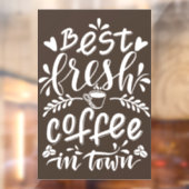 窓やドア用のデカールショップのコーヒーショップ ウィンドウサイン (シート2)