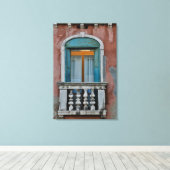 窓をヴェネツィアに キャンバスプリント (インサイチュ (ウッドフロア))